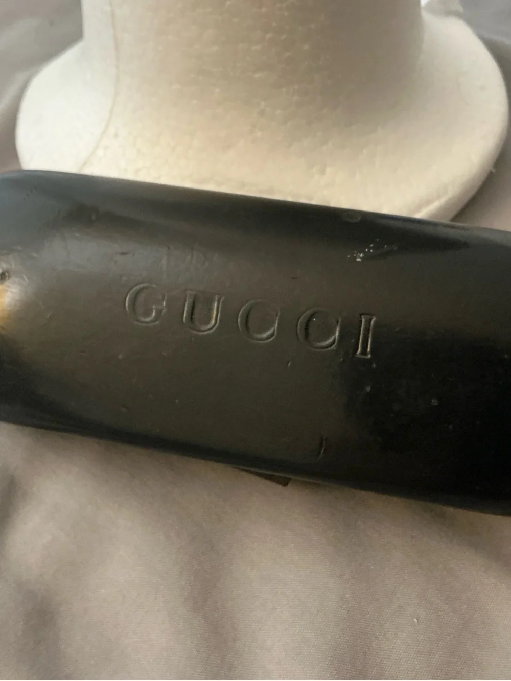 Vintage super slim rectangular Gucci sunglasses